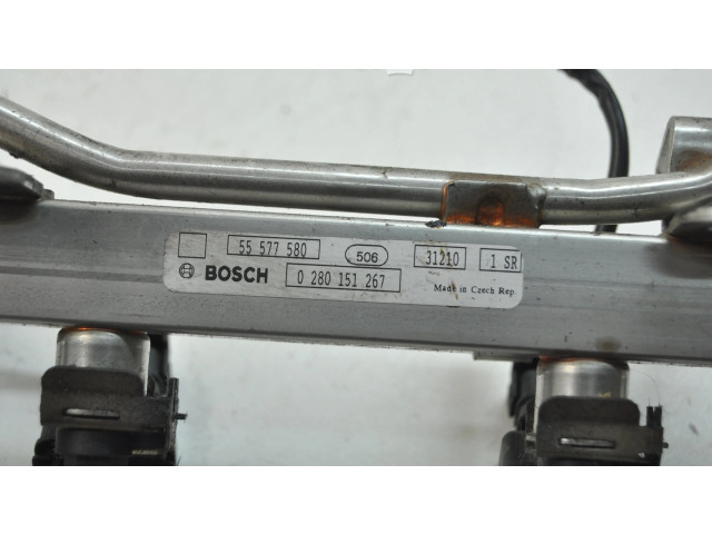 Vstřikovací lišta 0280158205, 55577580   Opel Cascada    A 14 NET 