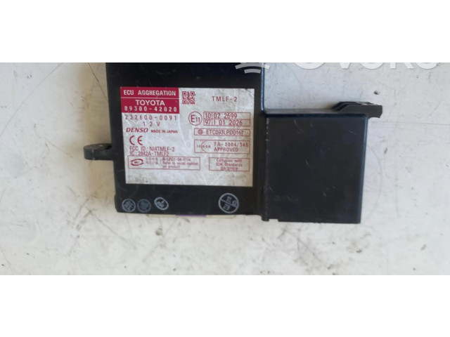 Блок комфорта 89300-42020, 2ADFHV   Toyota RAV 4 (XA40)   
