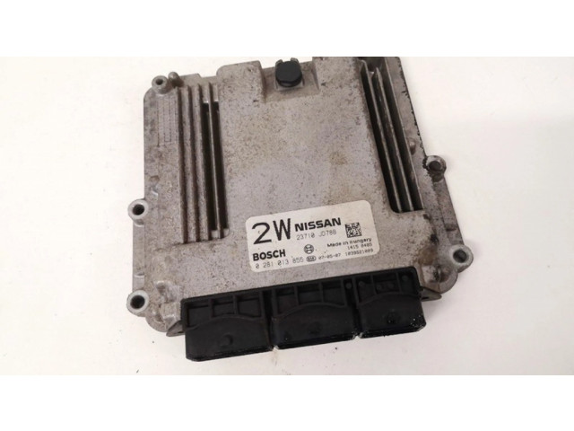 Řídící jednotka 23710jd78b, 0281013855   Nissan Qashqai 2007