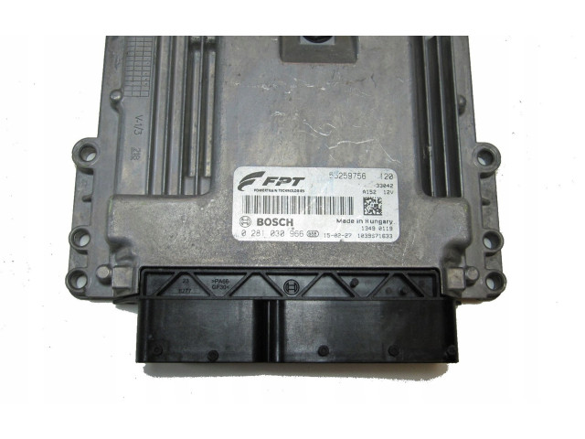 Блок управления двигателя 0281030966, 55259756   Fiat 500L   