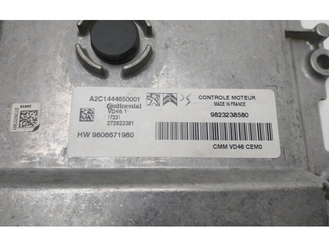 Řídící jednotka 9823238580, A2C1444650001   Peugeot 3008 II 2018