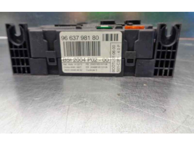 Pojistková skříňka Řídící jednotka BSM 9663798180   Peugeot 308 2008