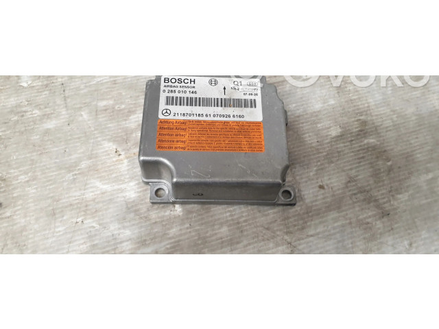 Блок подушек безопасности 0285010146   Mercedes-Benz CLS C219