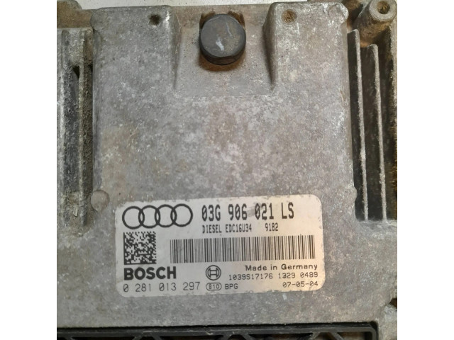 Блок управления двигателя 03G906021LS, 1039S17176   Audi A3 S3 8P