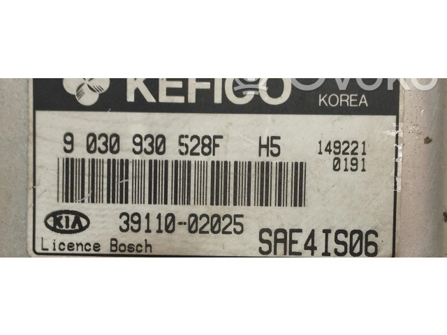 Комплект блоков управления 39110-02025, 39110-02025   KIA Picanto
