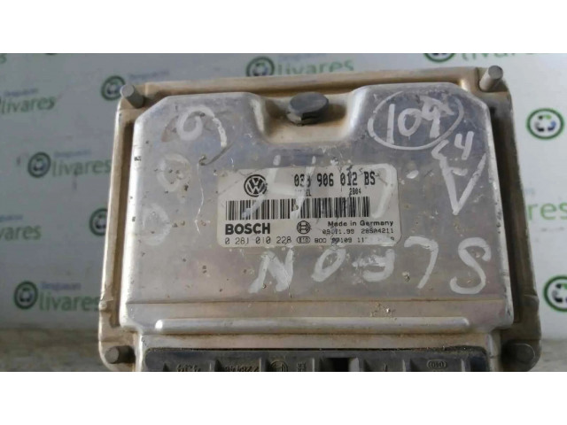 Блок управления двигателя 0281010228, 038906012BS   Seat Toledo I (1L)