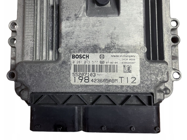 Řídící jednotka 55207103, 0281013577   Fiat Bravo 2008