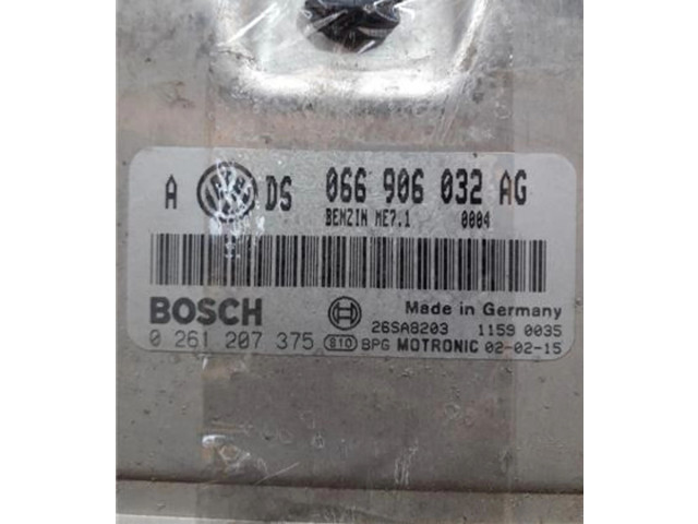 Блок управления 066906032AG, 0261207375   Seat Toledo II (1M)