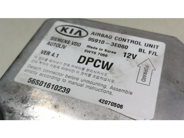 Блок подушек безопасности 959103E060, 5WY67056   KIA Sorento