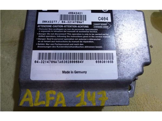 Блок подушек безопасности 46842421   Alfa Romeo 166