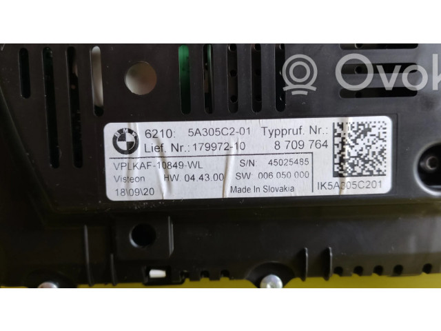 Přístrojová deska  BMW 1 F40 2020 8709764, 62105A305C2  