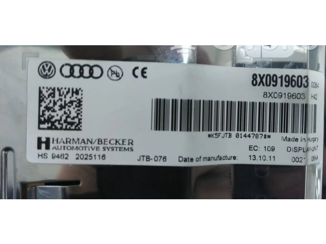 Дисплей    8X0919603, 8X0919603A   Audi A1