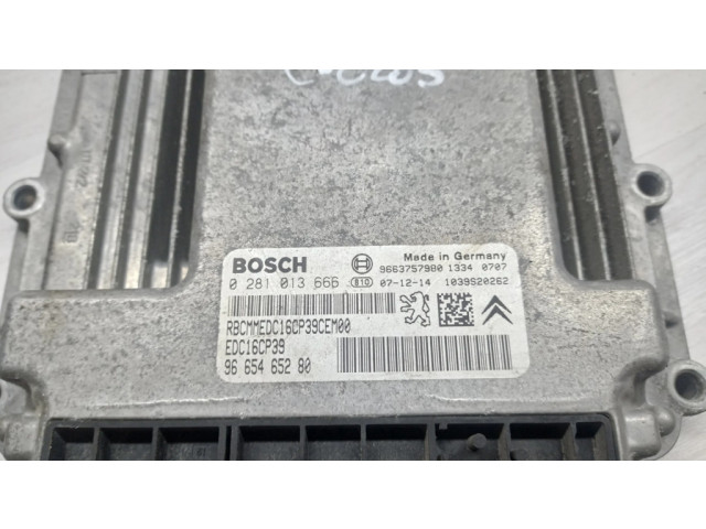 Řídící jednotka 0281013666, 9665465280   Citroen C-Crosser 2009