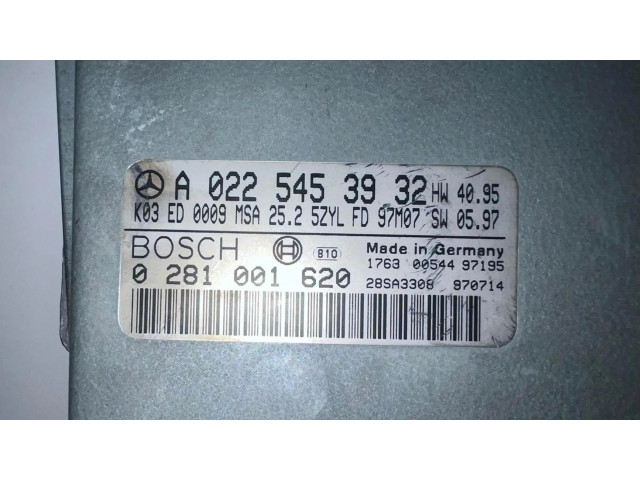 Řídící jednotka A0225453932, CENTRALITAMOTORUCE   Mercedes-Benz E W210 