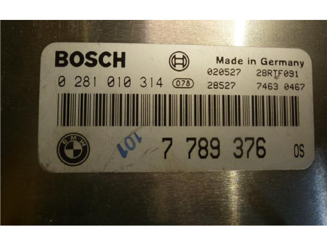 Řídící jednotka 281010314, 7789376   BMW X5 E53 2002