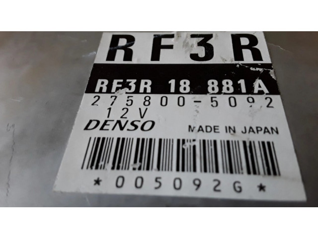 Блок управления двигателя 2758005092, RF3R18881A   Mazda 626