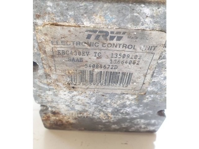 Jednotka ABS 13509102, 54084672D   Saab 9-3 Ver2 2004