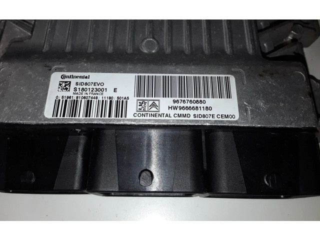 Řídící jednotka 9676760880, S180123001E   Peugeot 508 2012