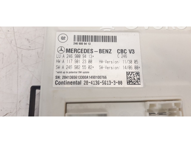 Pojistková skříňka Řídící jednotka BSM A2469009413, A1179012300   Mercedes-Benz GLA W156 2014