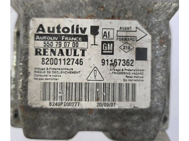 Блок подушек безопасности 8200112746, 550790700   Renault Trafic II (X83)