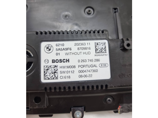 Přístrojová deska  BMW 1 F40 2022 8709816, 5a5a9f6  