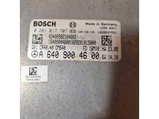 Řídící jednotka A6409004600, 1039S37531   Mercedes-Benz B W245 2011
