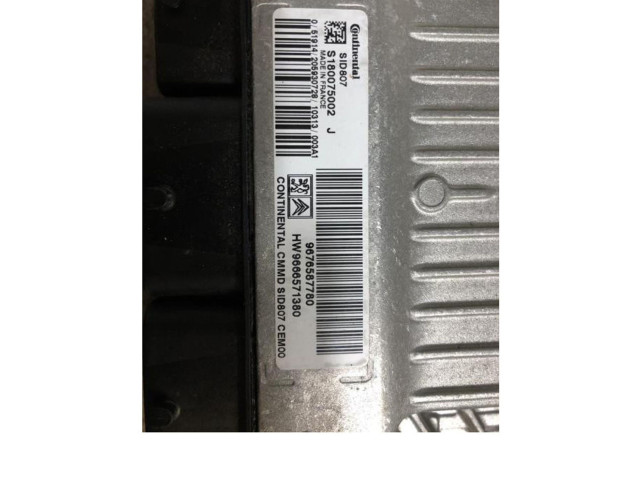 Řídící jednotka 1606940580, 1606940580   Peugeot 3008 I 2010