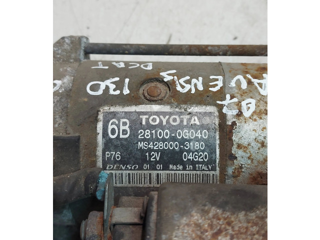 Стартер 281000G040, MS4280003180    Toyota Avensis T250   