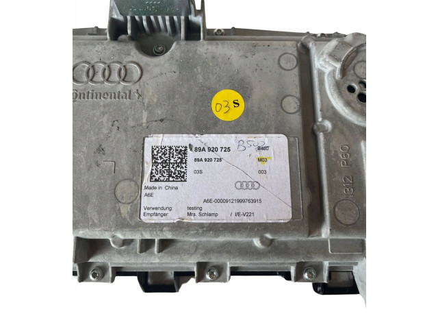 Přístrojová deska  Audi Q4 Sportback e-tron 2021 89A920725, 89A920725A  