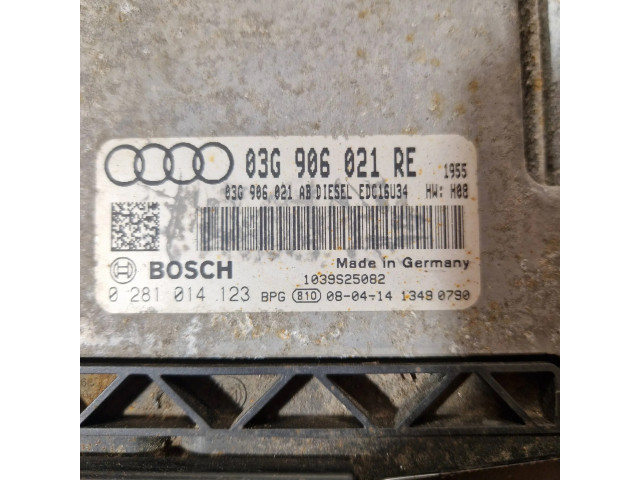 Блок управления двигателя 03G906021AB, 03G906021RE   Audi A3 S3 8P