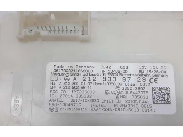 Řídící jednotka A2129009729   Mercedes-Benz A W176 2017