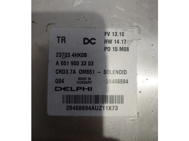 Řídící jednotka A6519003303, 237034HK0B   Infiniti Q50 2016
