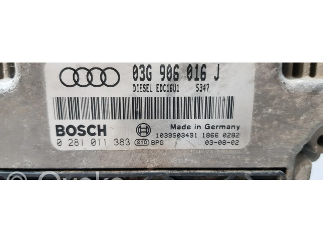 Блок управления двигателя 03G906016J   Audi A3 S3 8P