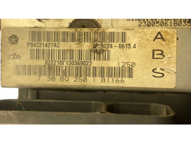 Блок АБС 04686702AA, 25094601973   Chrysler  Voyager  2004-2007 года
