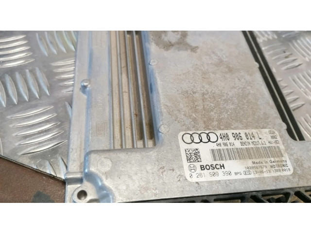 Блок управления двигателя 4H0906014L   Audi A8 S8 D4 4H