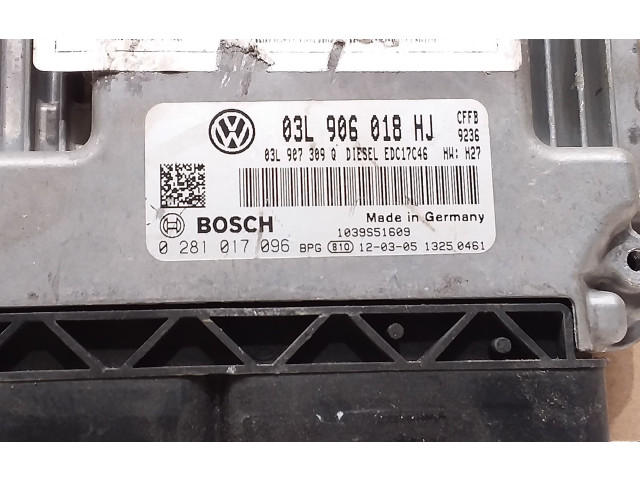 Řídící jednotka 0281017094, 03L906018HH   Volkswagen Sharan 2011