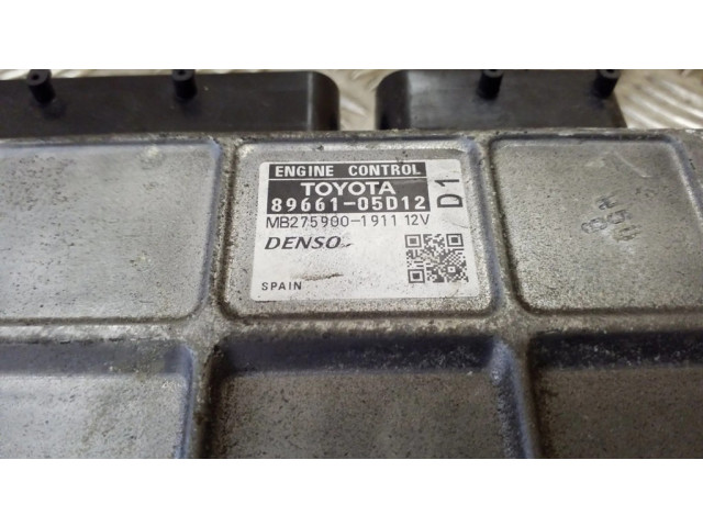 Řídící jednotka 8966105D12, MB2759001911   Toyota Avensis T270 2010