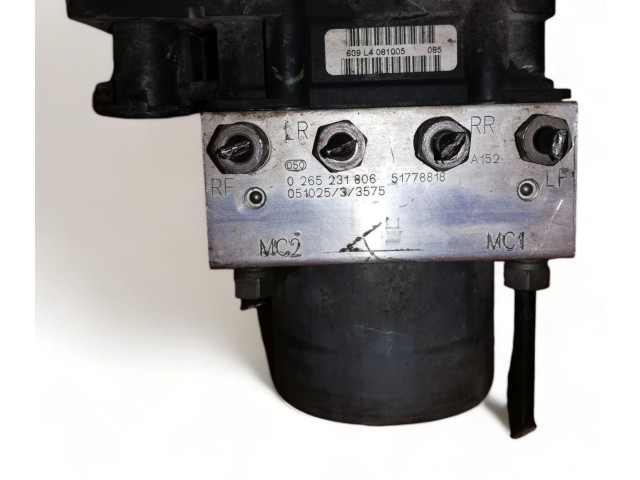 Jednotka ABS 0265800560, 0265800560   Fiat Stilo 2006