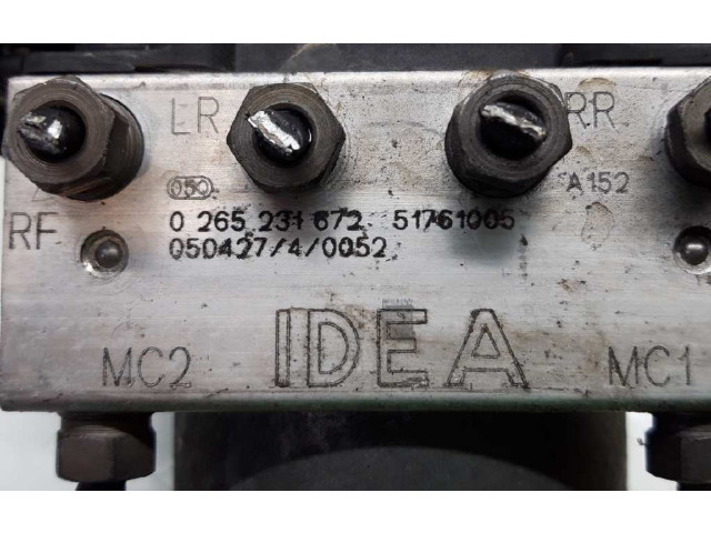 Řídící jednotka 71738535, 0265231672   Fiat Idea 2005