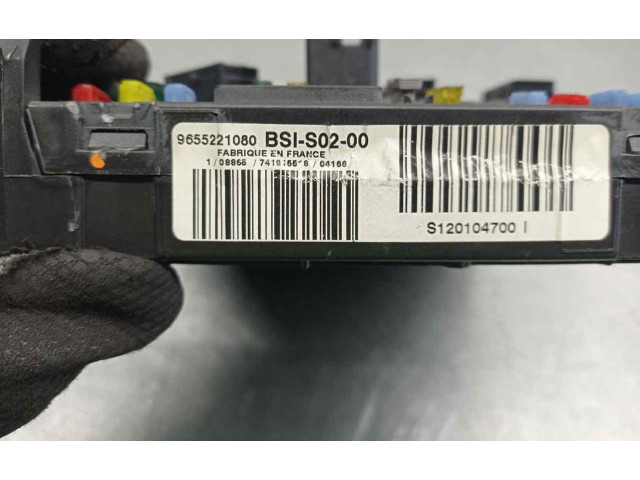 Pojistková skříňka Řídící jednotka BSM 9655221080, S120104700I   Peugeot 407 2004