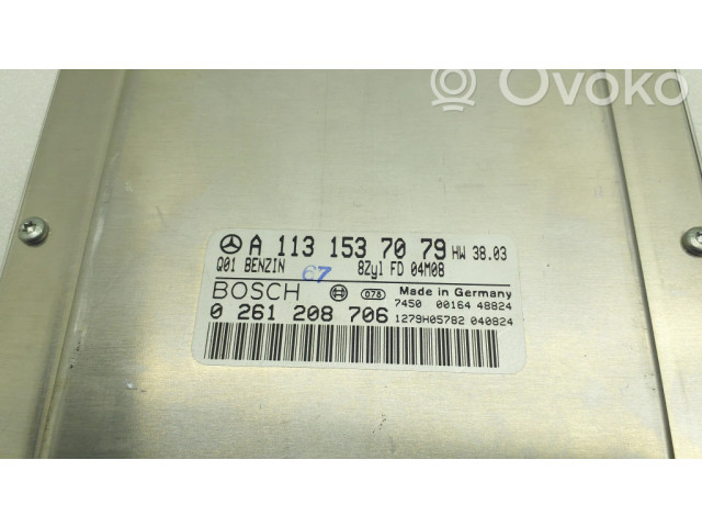 Блок управления двигателя A1131537079, 0261208706   Mercedes-Benz CLS C219
