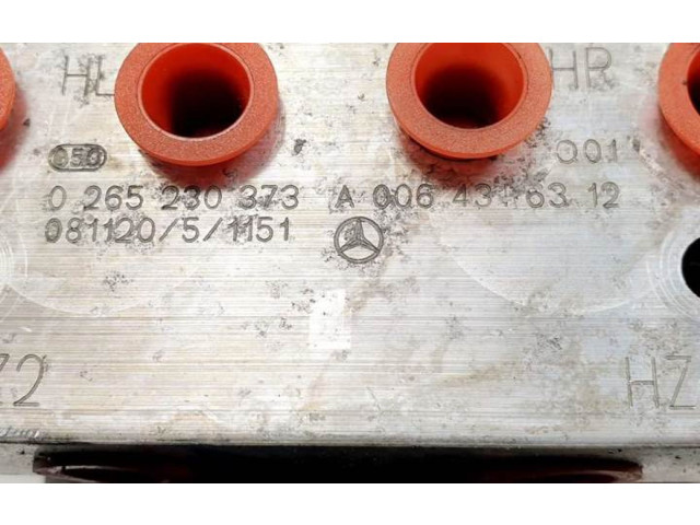 Jednotka ABS 0064316312, 0265950986   Mercedes-Benz A W169 2004