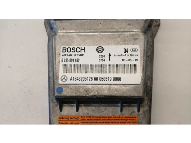 Блок подушек безопасности A1648205126   Mercedes-Benz ML W164