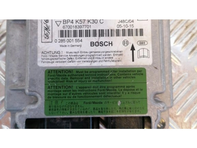 Блок подушек безопасности BP4K57K30C, 0285001554   Mazda 3 I
