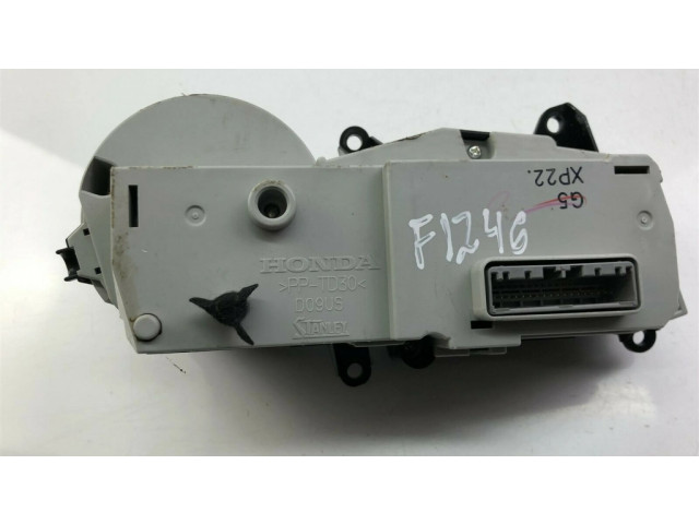 Блок управления климат-контролем D09US, F1246   Honda Insight