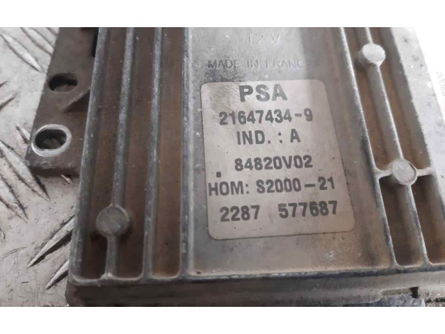 Řídící jednotka 216474349   Peugeot 106 2003
