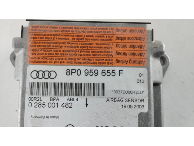 Блок подушек безопасности 8P0959655F, 0285001482   Audi A3 S3 8P