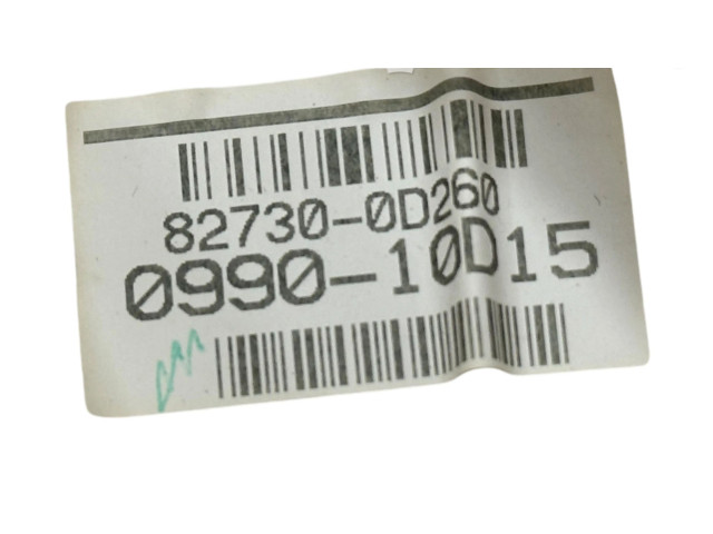   Pojistková skříňka 827300D260, 099010D15   Toyota Yaris 2011