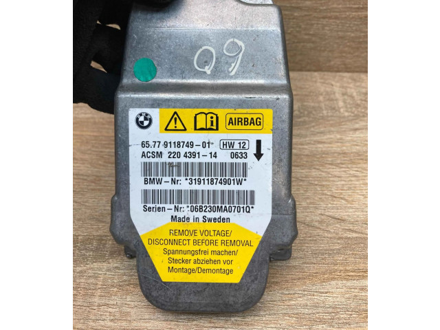 Блок подушек безопасности 9118749, 220439114   BMW 3 E46