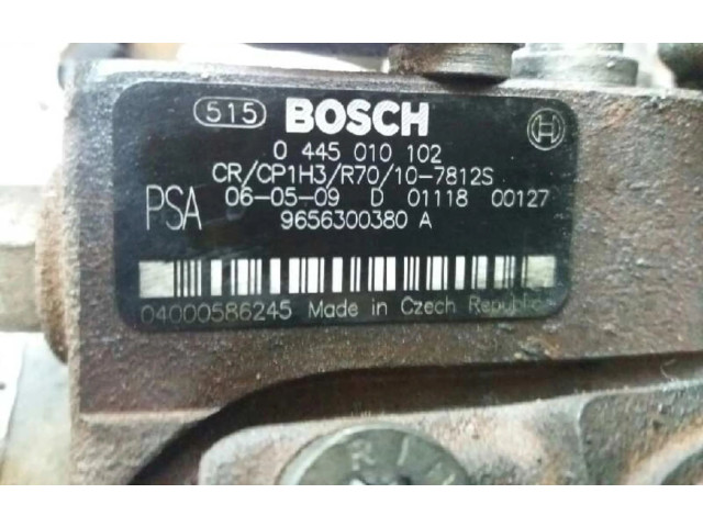 Vstřikovací čerpadlo 0445010102, BOMBAINYECCION   Peugeot 207 CC     
